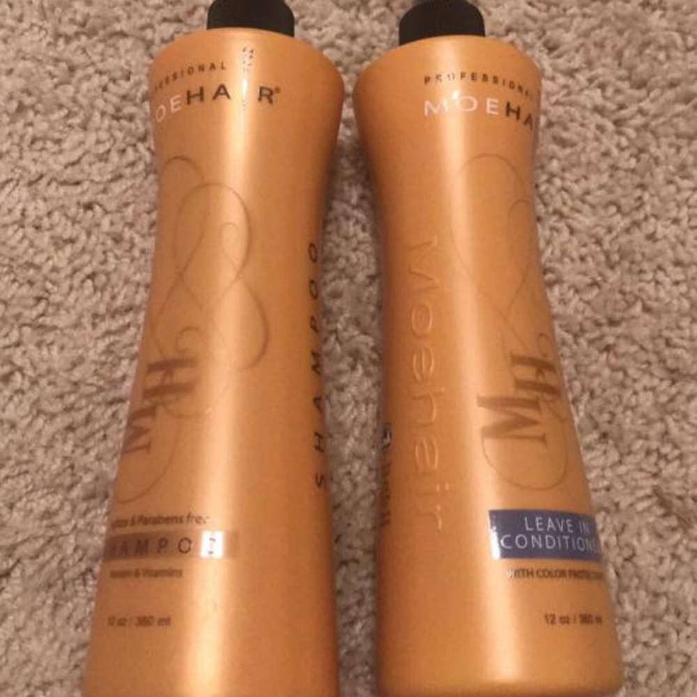 Shampoo, leave in conditioner from mohair